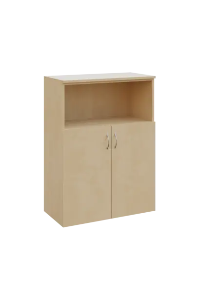 N 3 - 8DN kancelářská skříň, 2-dveřová/nika, 1100x800x400, bříza irská